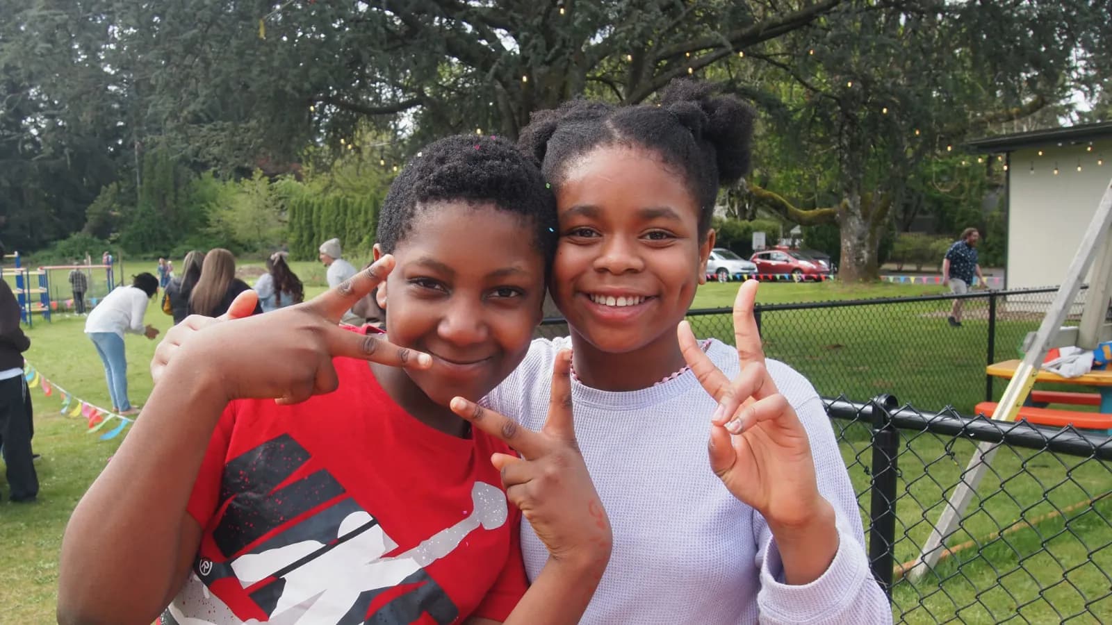 Jennifer at Easter service