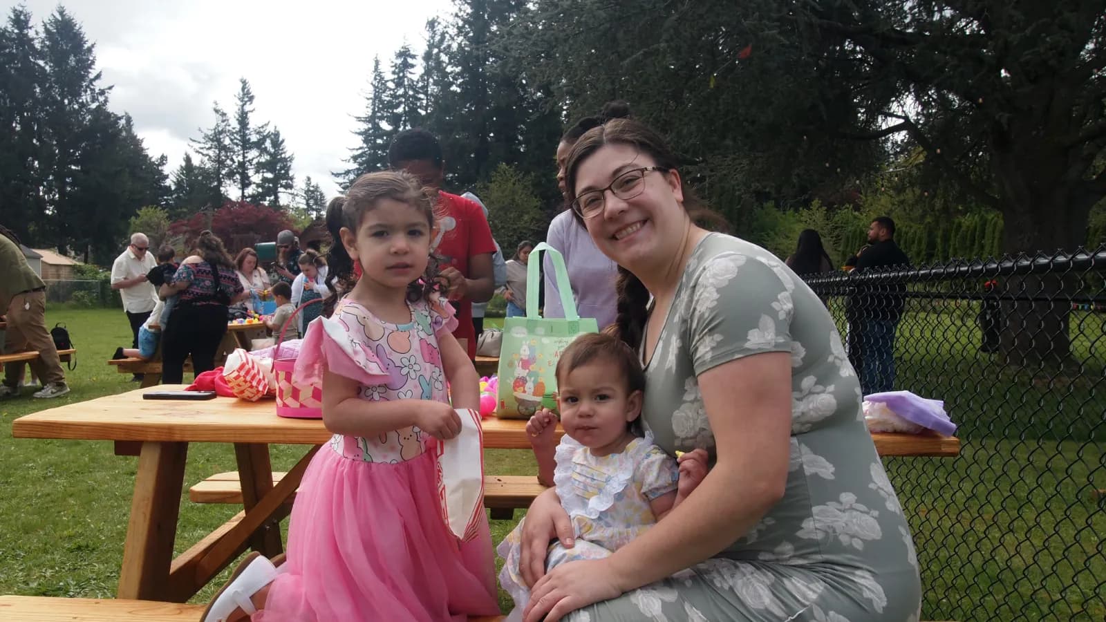 The Selena family at Easter